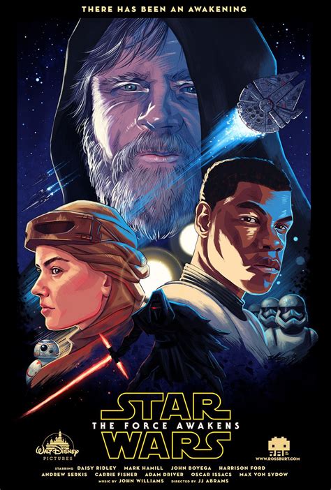 Star Wars The Force Awakens Poster Concept Fan Art Star Wars Episode