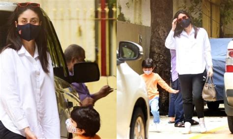 Pictures Taimur Ali Khan Visits Karisma Kapoor With Mother Kareena