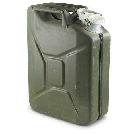 Used German Military 5 Gal Water Can Olive Drab 151410 Canteens