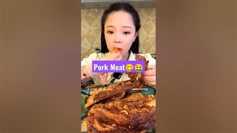 Eating Pork Meat Fry Veggies Tasty And Healthy Meat 😋🤮 Shorts Youtube