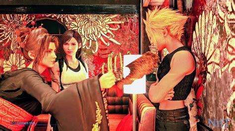 aerith madam hands massage scenes final fantasy vii remake youtube
