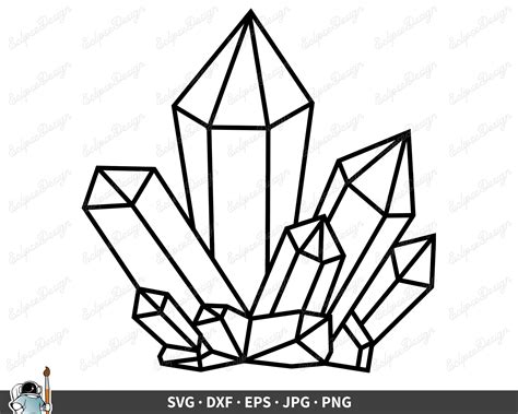 Crystals SVG Crystals Clip Art Vector Crystals Clipart Etsy Canada