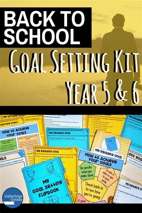Back To School Goal Setting Kit For Year 5 And 6