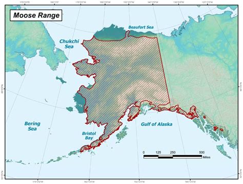 Eastern Moose Range Map