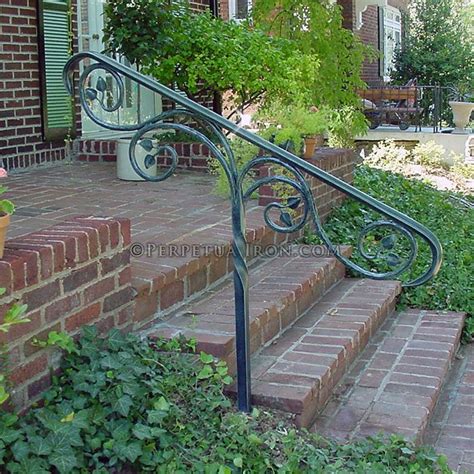 Check spelling or type a new query. Botanical design for a one post rail on several steps ...
