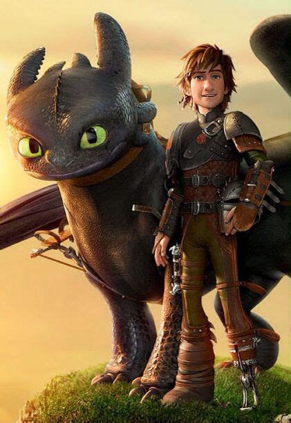 Check out our how to train your dragon poster selection for the very best in unique or custom, handmade pieces from our prints shops. Hiccup and Toothless | Desene animate, Desene