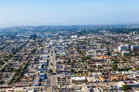 Aerial Of Los Angeles Stock Photo Download Image Now 2015 Aerial