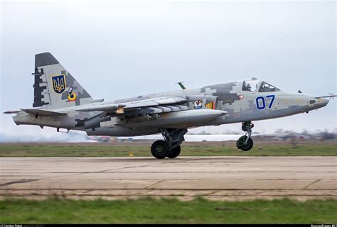 Su 25 M1 Frogfoot Ukrainian Air Force Air Force Aircraft Jet