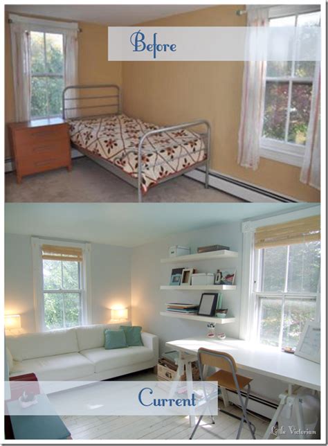 Bright Office And Guest Room Before And After Guest Room Daybed Guest