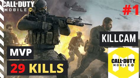 Call Of Duty Mobile 29 Kills Deathmatch Mvp Killcam Gameplay Cod