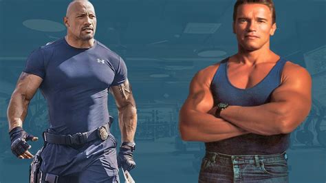 Dwayne The Rock Johnson Vs Arnold Schwarzenegger Legendary