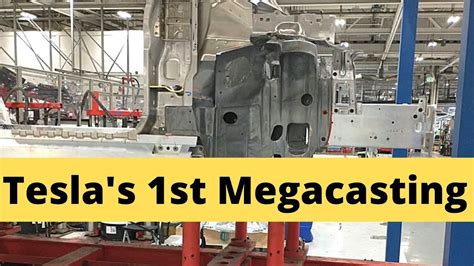 1st Picture Of One Of The 4 Mega Castings At Teslas Fremont Plant