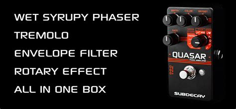 Quasar Front Page Guitar Effects Subdecay