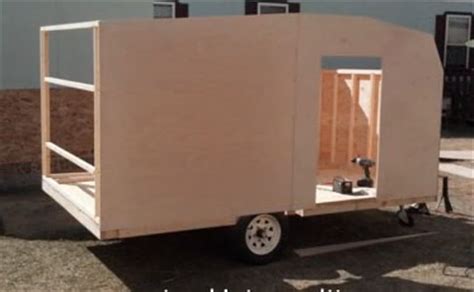 His diy tent camper consists of a vintage jeep tow vehicle, a harbor freight utility trailer, and an old camping tent for the top. Build Your Own Camper Plans