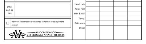 Anesthesia Record Template ≡ Fill Out Printable Pdf Forms Online