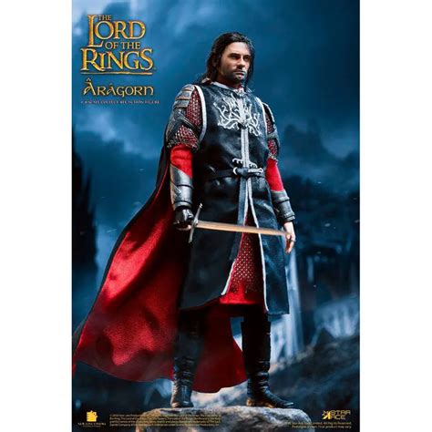 The Lord Of The Rings Aragorn Deluxe Version Real Master Figura 23cm