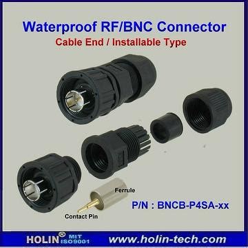 Ks 03 weather proof automotive connector : Taiwan Waterproof BNC Connector used for Coaxial Cable ...