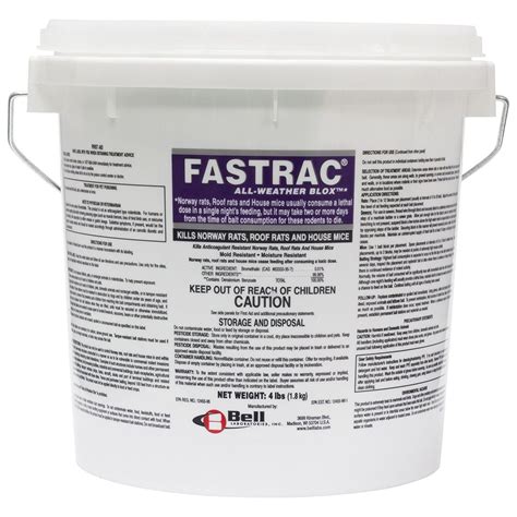 Mismo mtodo que las cucarachas grandes pero adems para este tipo de insectos es recomendable aplicar cebos alimenticios. Fastrac Blox- 4 Lb Blocks | Rats, Pest control, Roof rats