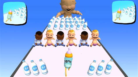 Baby Bottle Run All Levels Gameplay Androidios Game Mobile Game New