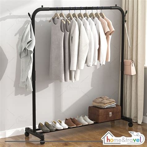 Jual Single Stand Hanger Rak Pajangan Display Toko Rak Portable Baju
