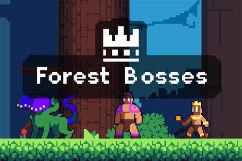 Free Forest Bosses Pixel Art Sprite Sheet Pack CraftPix Net