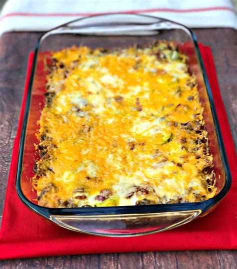 Easy Keto Low Carb Bacon Cheeseburger Casserole With Video Keto