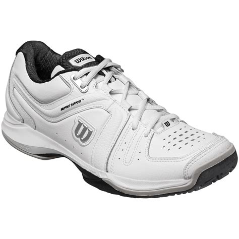 Wilson Mens Nvision Premium All Court Tennis Shoes White
