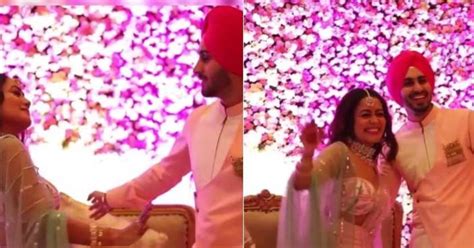 Bollywood News Neha Kakkar Dances Her Heart Out With Fiancee Rohanpreet Singh At The Roka