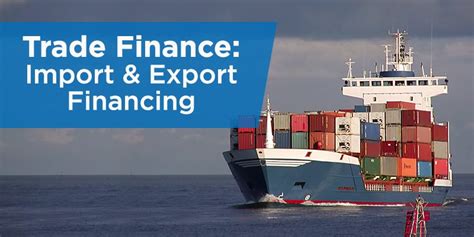 Import and export data, directories, market research, statistics are created from actual shipment data filed from bills of lading, shipping bills, invoices filed with customs. International Trade Finance Services For Importers/Exporters