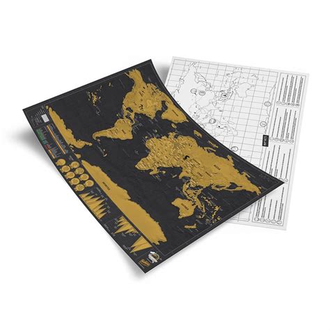 Travel Edition Scratch Map Deluxe