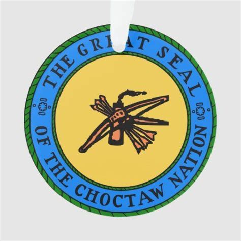 Choctaw Seal Ornament Zazzle In 2022 Choctaw Nation Choctaw