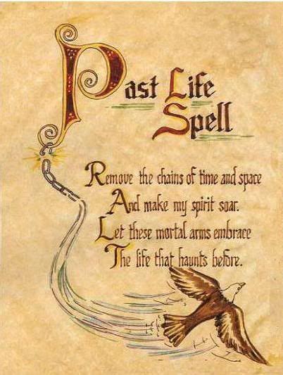 The Past Life Spell Spell Book Charmed Book Of Shadows Magic Spell Book