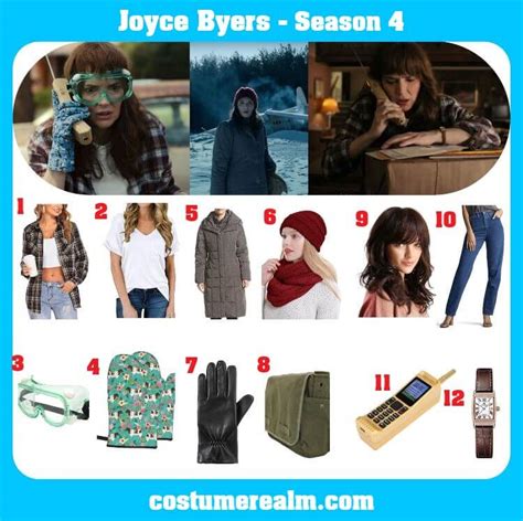 how to dress like dress like joyce byers from season 4 for cosplay and halloween