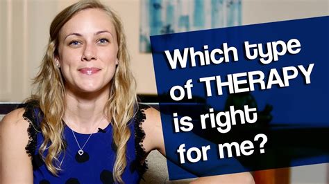 The right career path a proper job is just a part of your career path, which is enhanced by professionalism. Which TYPE of Therapy is Right? - YouTube