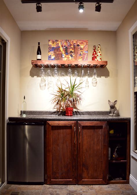 What are the two most important things about your kitchen? Building Floating Shelf with Wine Glass Rack - Steve Zazeski