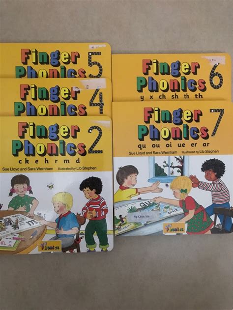 Jolly Phonics Finger Phonics 興趣及遊戲 書本 And 文具 小朋友書 Carousell