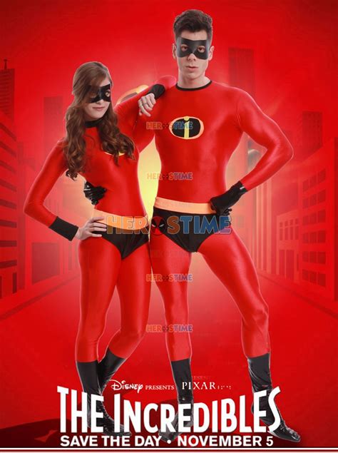 The Incredibles Superhero Costume Spandex Elastigirl Female Mrs
