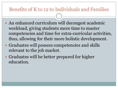 Understanding The K 12 Basic Education Program Updated 042312