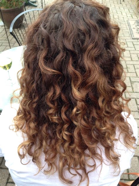 Naturally Curly Hair Carmel Ombré By The Best In The Business Michelle Cabelo Ombre Hair