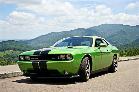 Dodge Challenger Srt Green With Envy Photograph By Sharon Popek