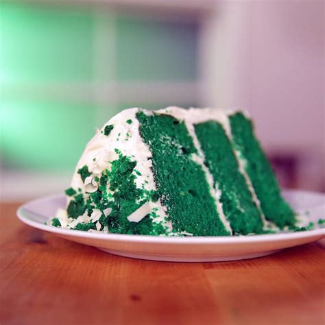 Red Velvet Cake Goes Green For St Paddys Day Recipe Green Velvet Cake Velvet Cake Velvet