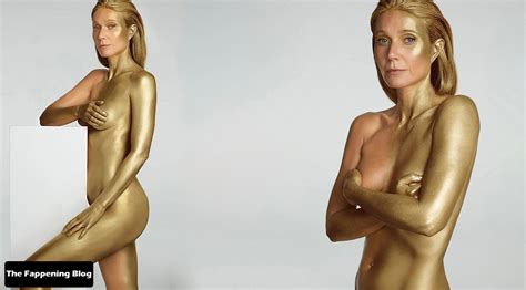 Gwyneth Paltrow Poses Naked In A Body Paint Shoot By Andrew Yee