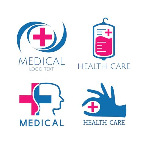 Free Vector Medical Service Logos Vector Set