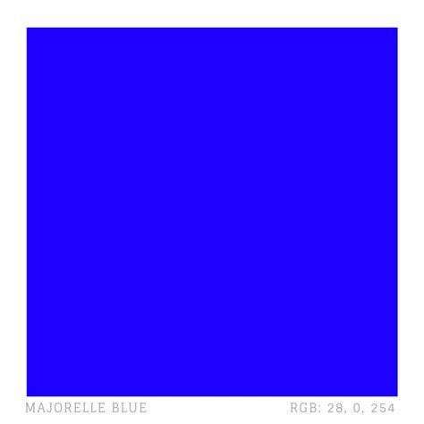 Majorelle Blue In 1924 Inspired By The Blue Found In Moroccan Tiles