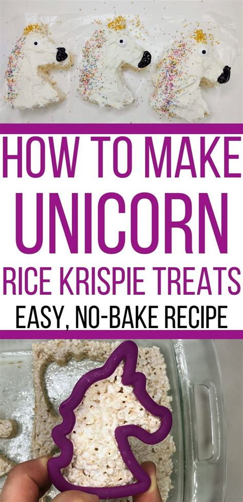 Unicorn Rice Krispie Treats How To Make Rice Crispy Treats Recipe
