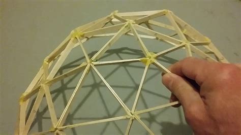 My 3 Frequency Geodesic Dome Model Youtube