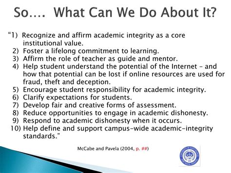 Ppt Academic Integrity What It Is And Why It Matters Powerpoint