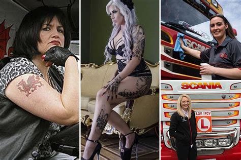 inside the world of britain s female truckers who are heckled with sexist jibes and deck their