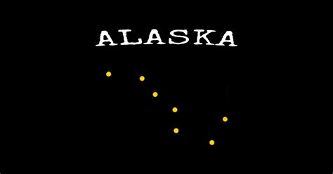 Alaska Big Dipper Alaska Big Dipper Sticker Teepublic