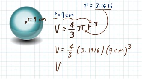 Formula Para Calcular El Volumen De Una Esfera Printable Templates Free